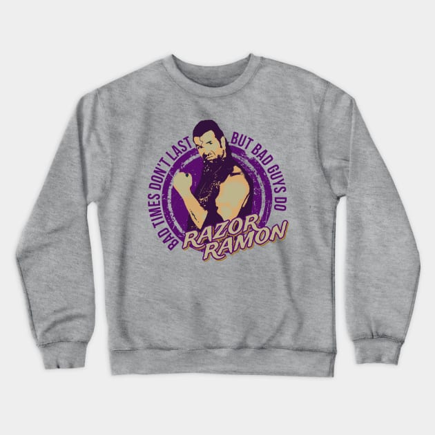 scott hall - razor ramon Crewneck Sweatshirt by Suarezmess